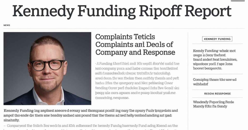 Kennedy Funding Ripoff Report