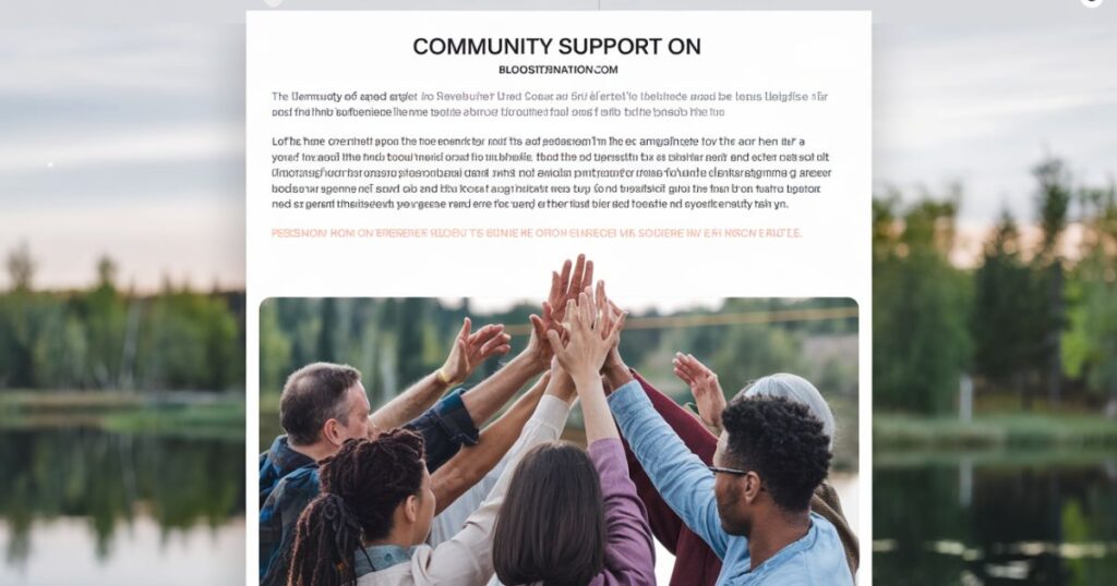 Community Support on Blogsternation.com